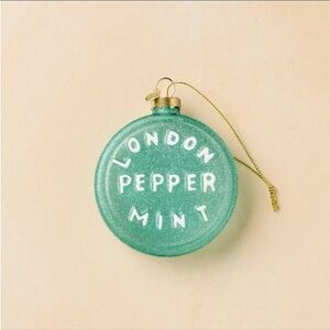 John Derian for Target London Peppermint Glass Ornament
